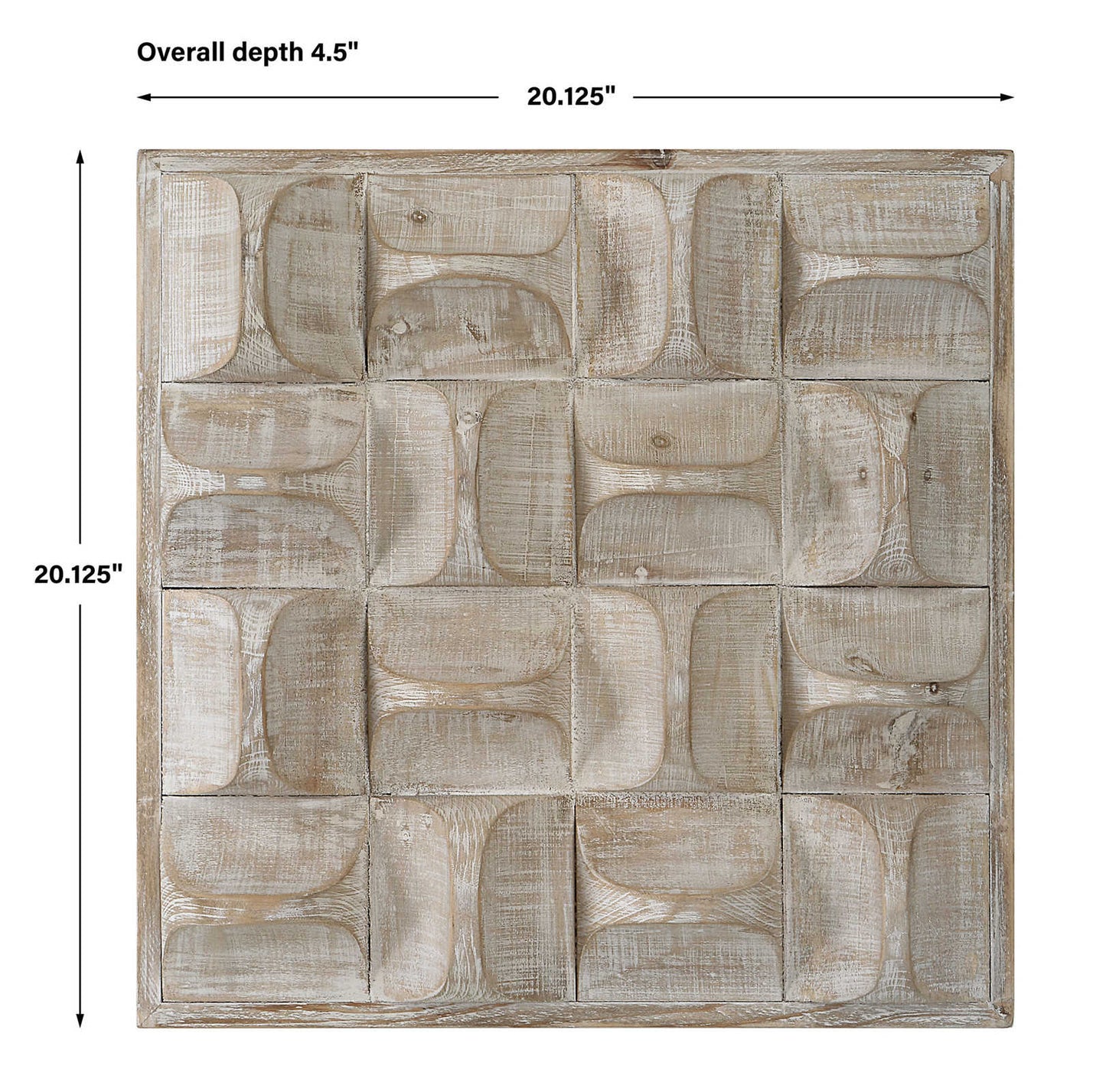 White Carved Wood Wall Art | Farmhouse Chic