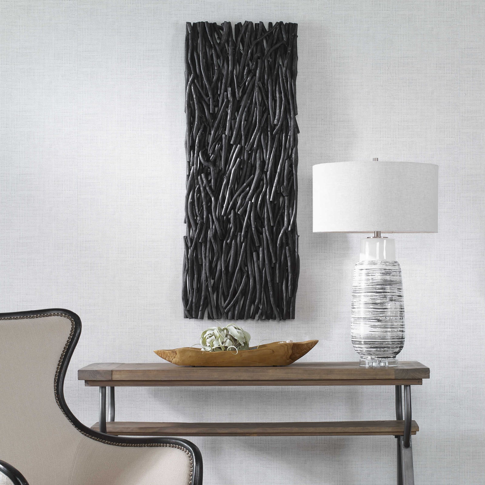 Captured Wall Decor, Rectangle black