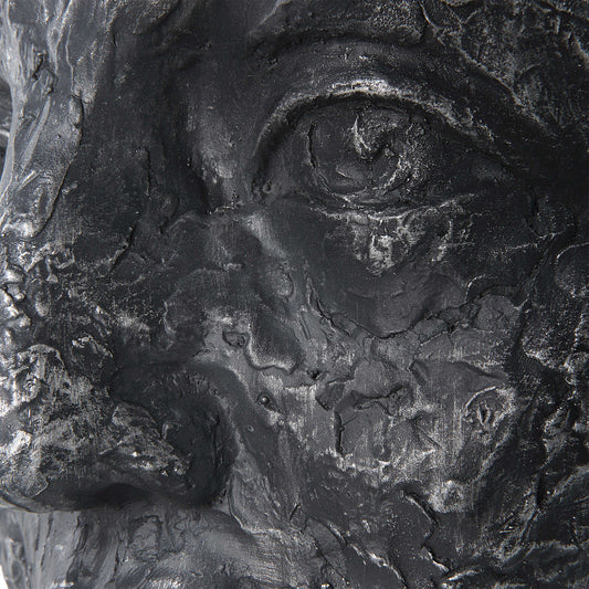 Faces Wall Decor, Gray, S/6