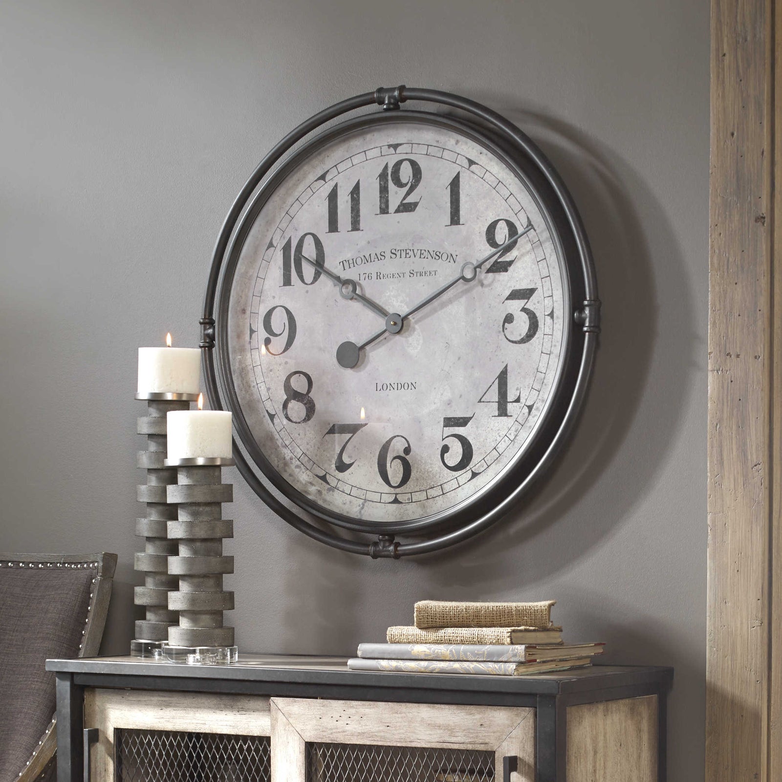 Industrial Wall Clock