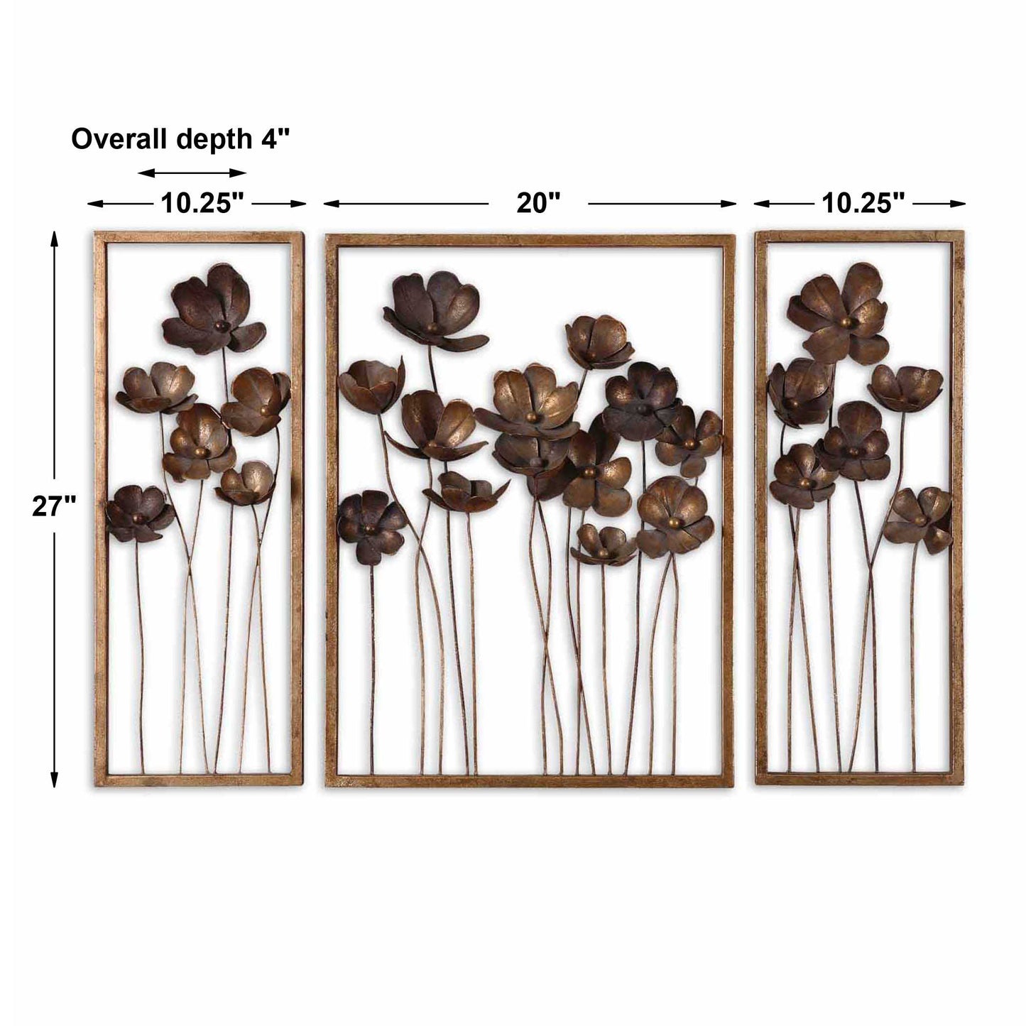 Tulip Wall Decor, S/3