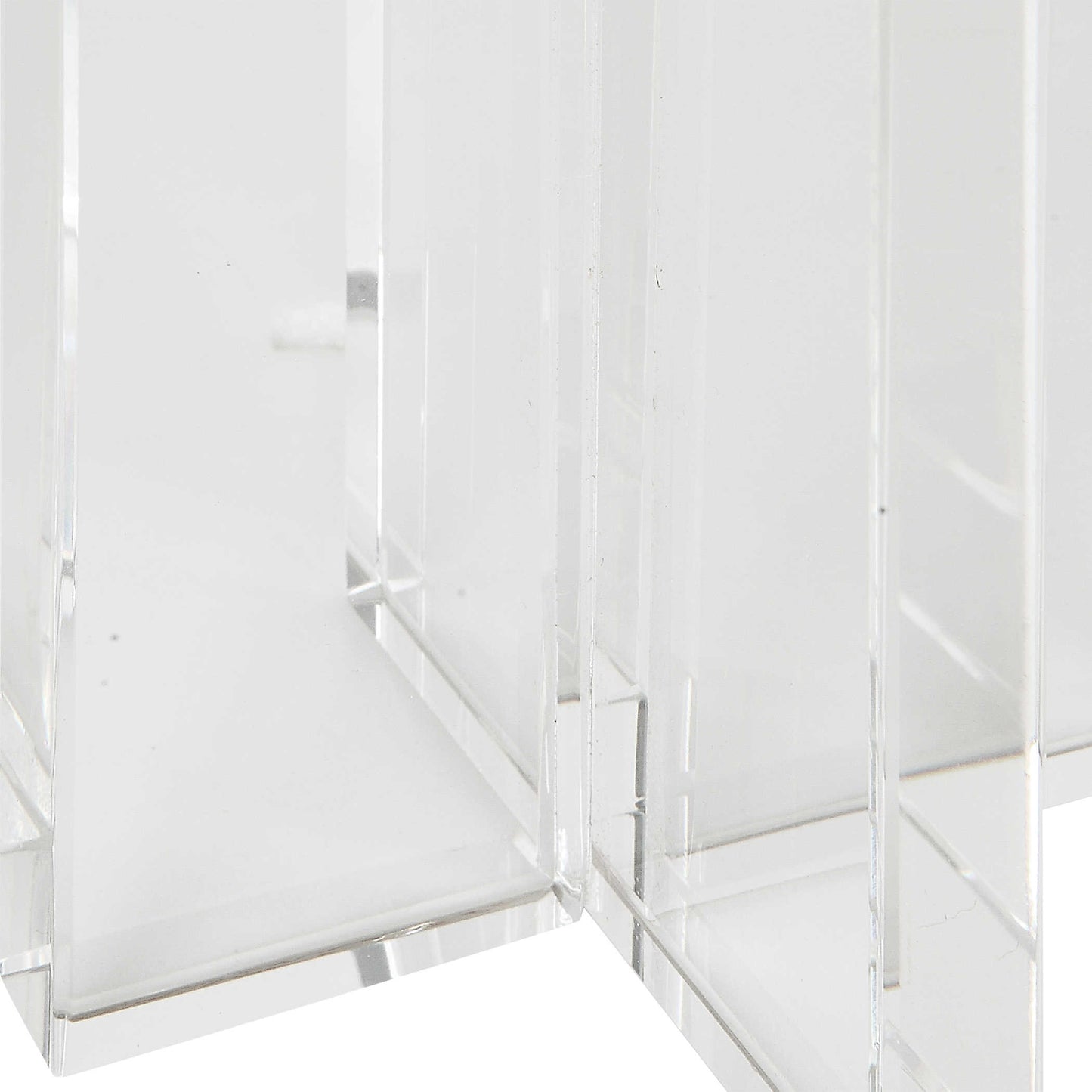 Crystal Pillar Candleholders