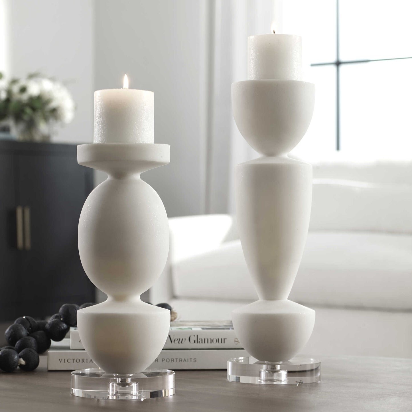 Elegantly Shaped Candle Holders