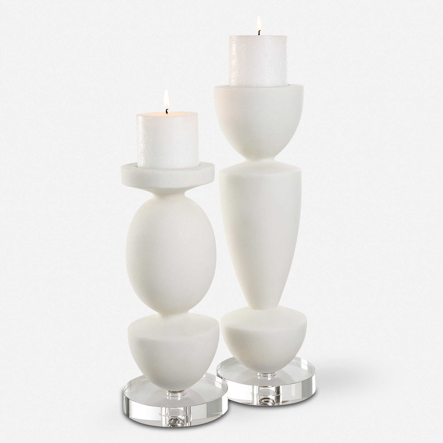 Elegantly Shaped Candle Holders