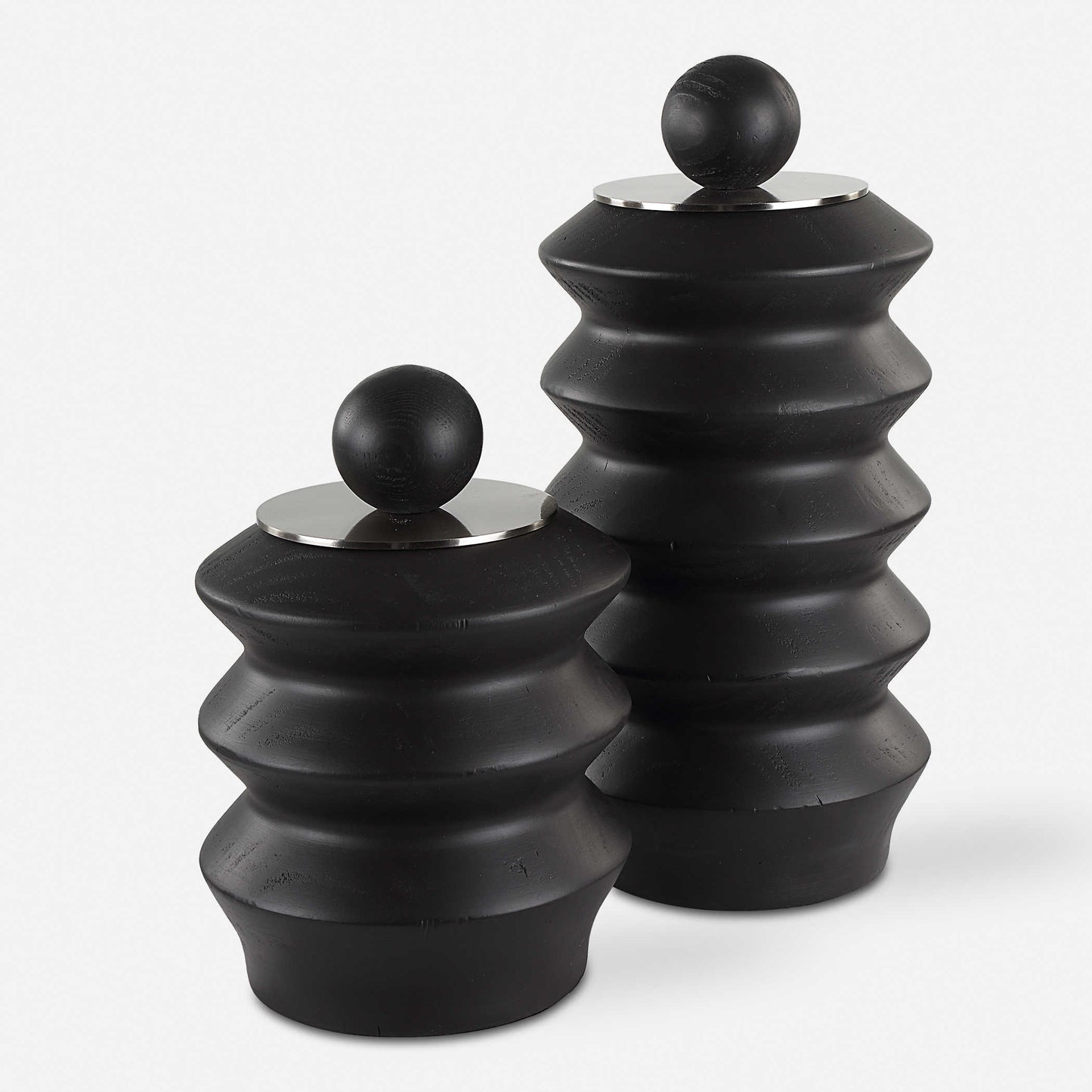 Mid Century Modern Canister - Set of 2