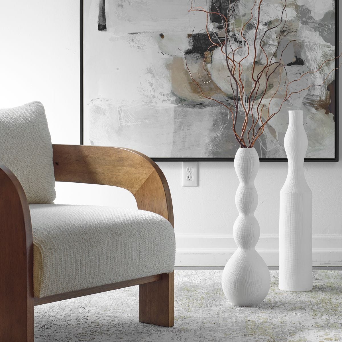 Forma Indoor-Outdoor Vases, Large, S/2