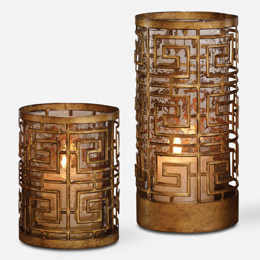 Raja Hurricane Candleholders, S/2