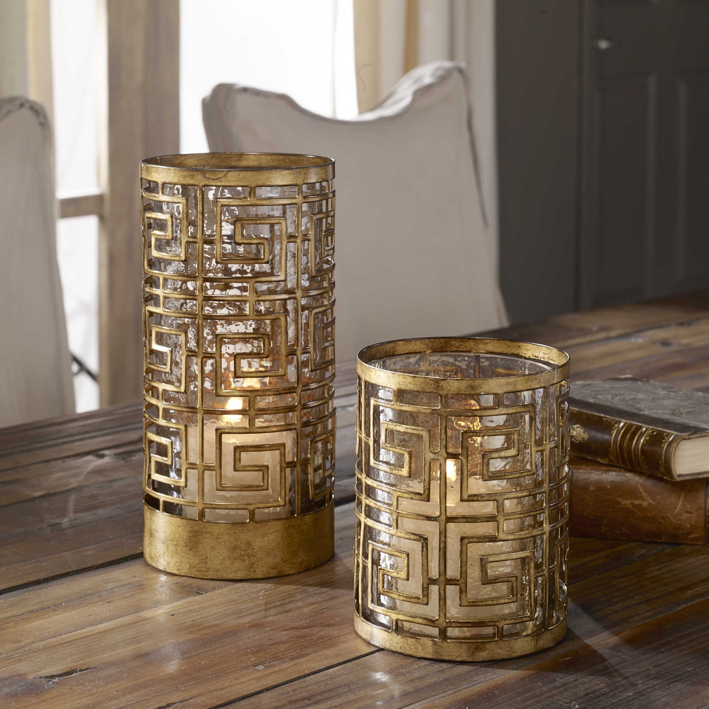 Raja Hurricane Candleholders, S/2