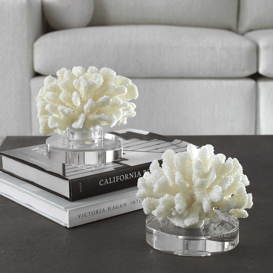 White Coral Sculptures, S/2