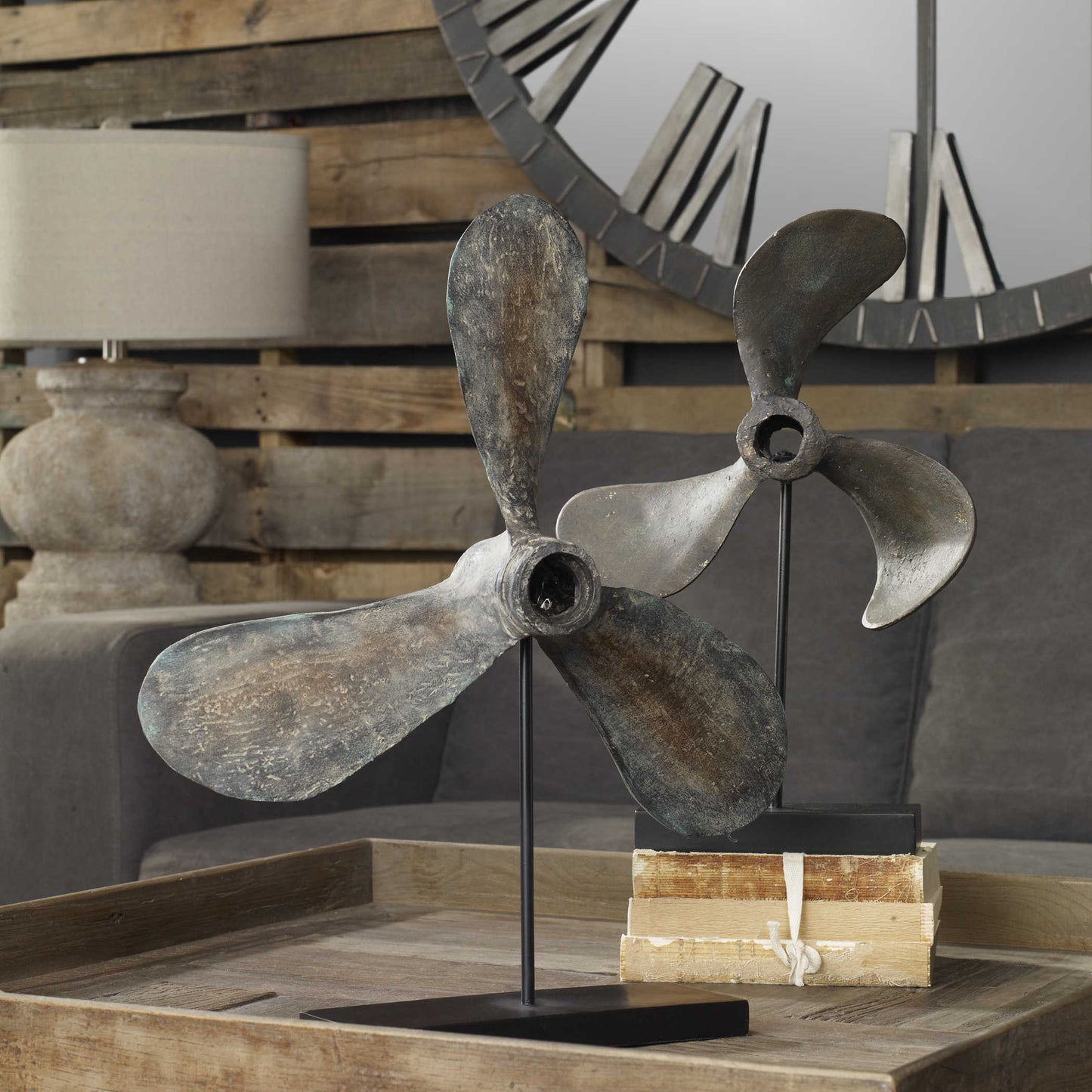 Vintage Coastal Decor Propellers