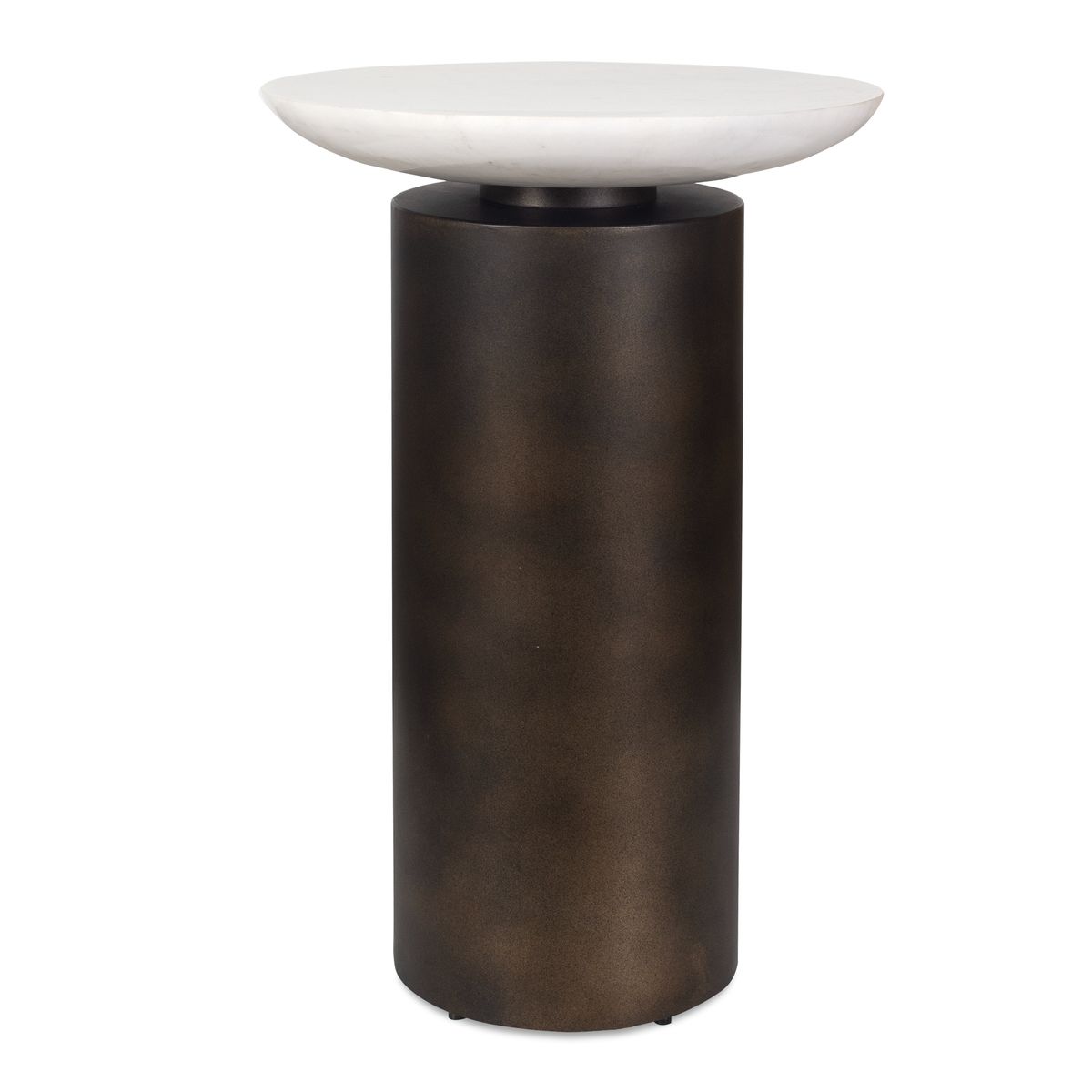 Olso Indoor-Outdoor Accent Table, Bronze, 2 Cartons