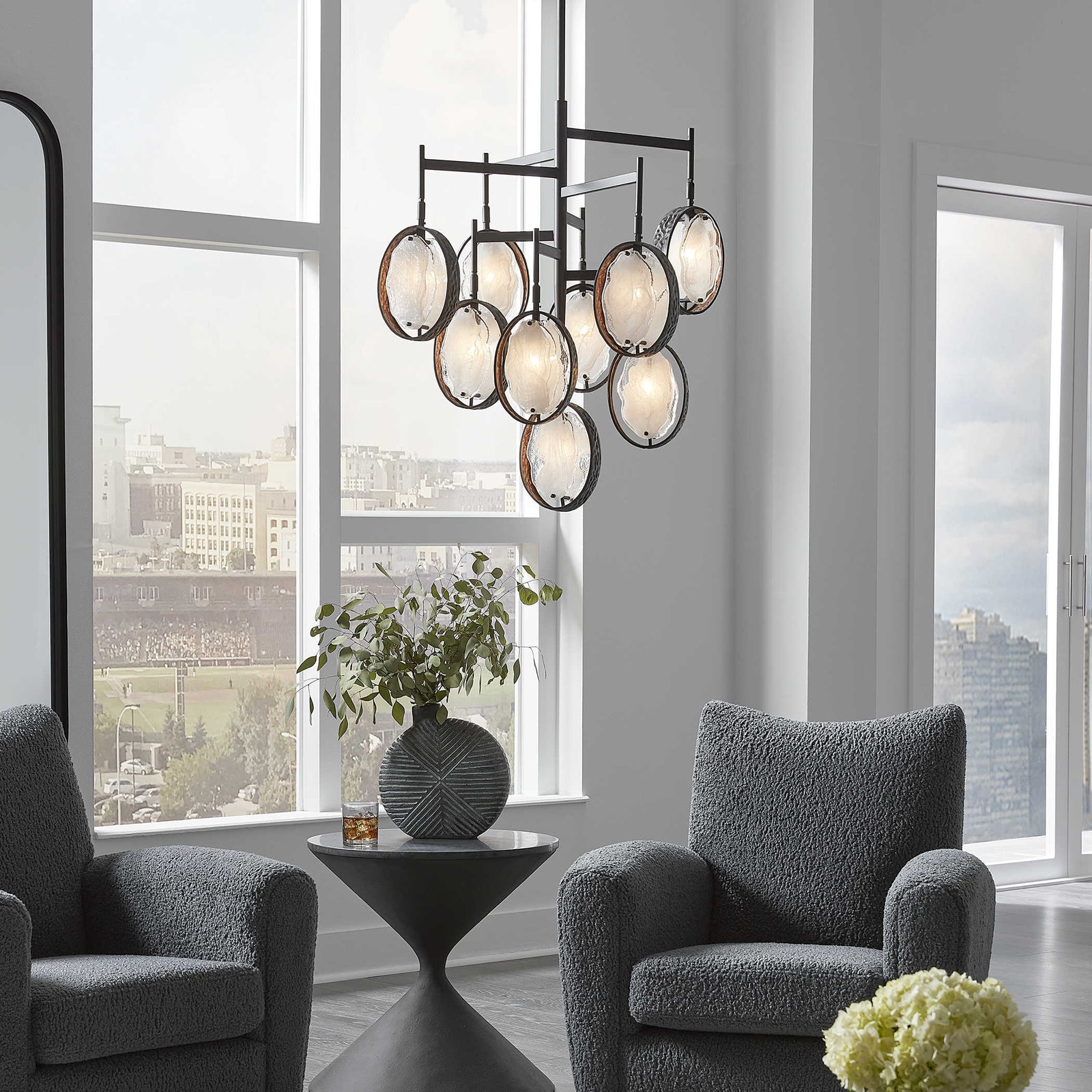 Nixin, 9 Lt Chandelier