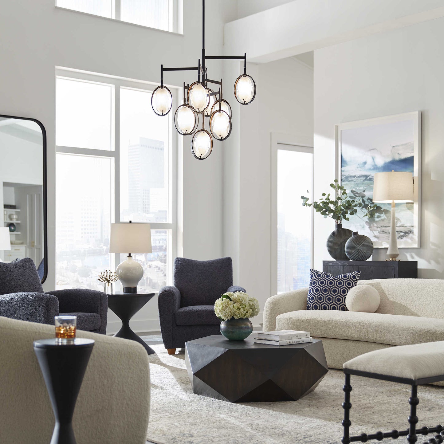 Nixin, 9 Lt Chandelier