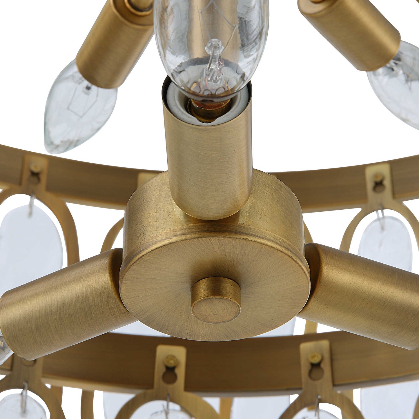 Antique Brass Chandelier
