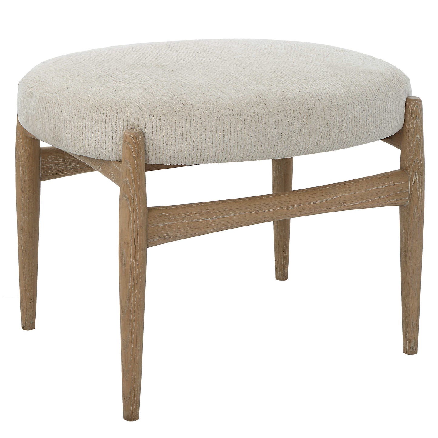 Solid Oak Entryway Nordic Bench