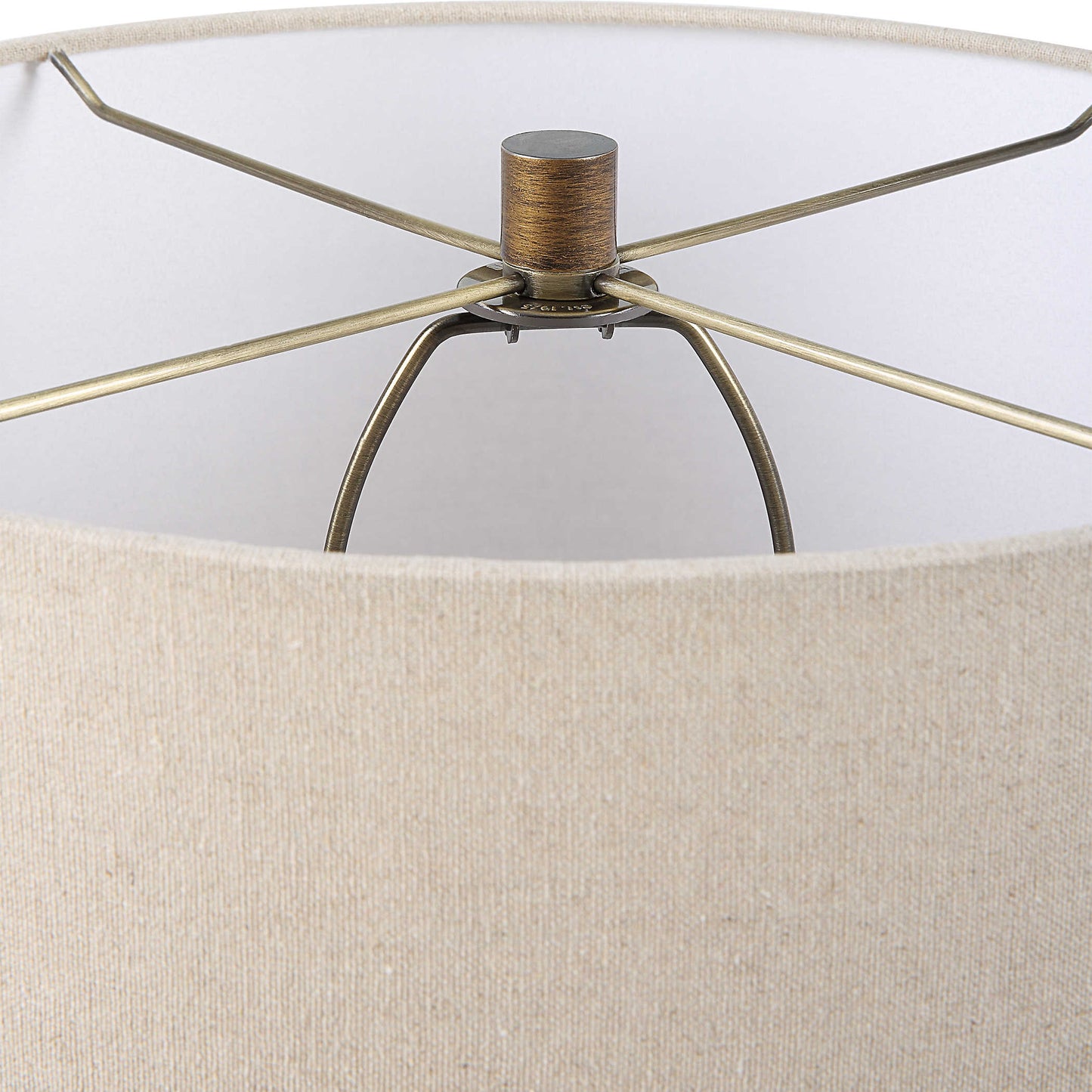 Amber Glass Table Lamp