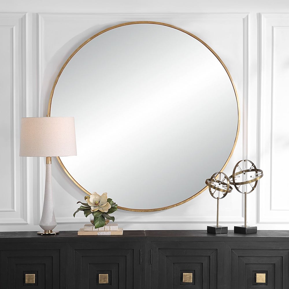 60 inch gold entry mirror.