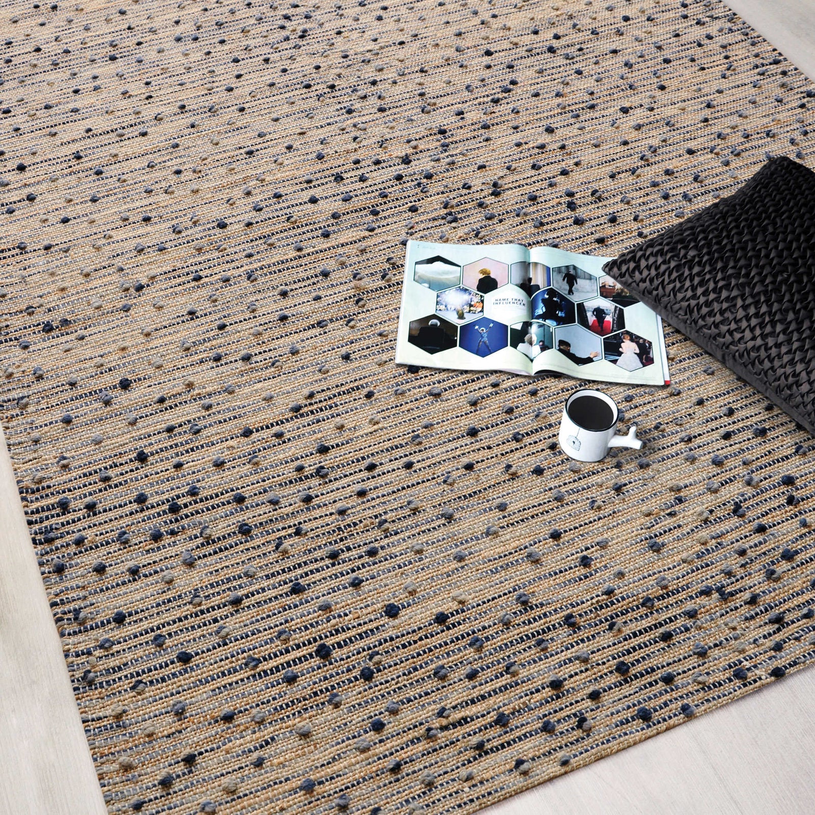Amara, blue wool & nat'l hemp