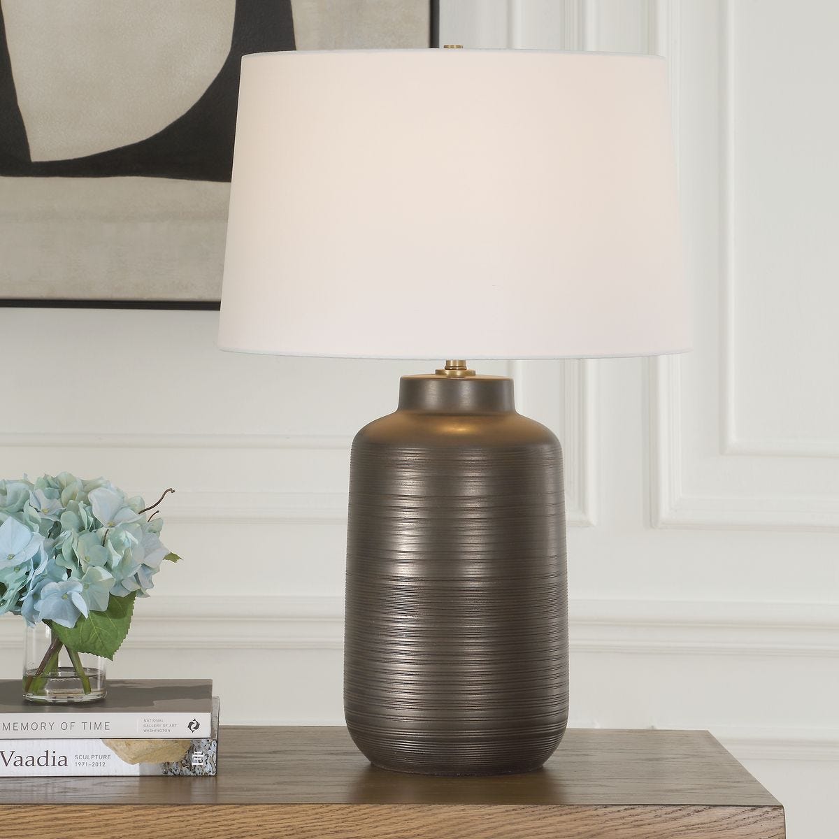 Bronze Industrial Table Lamp