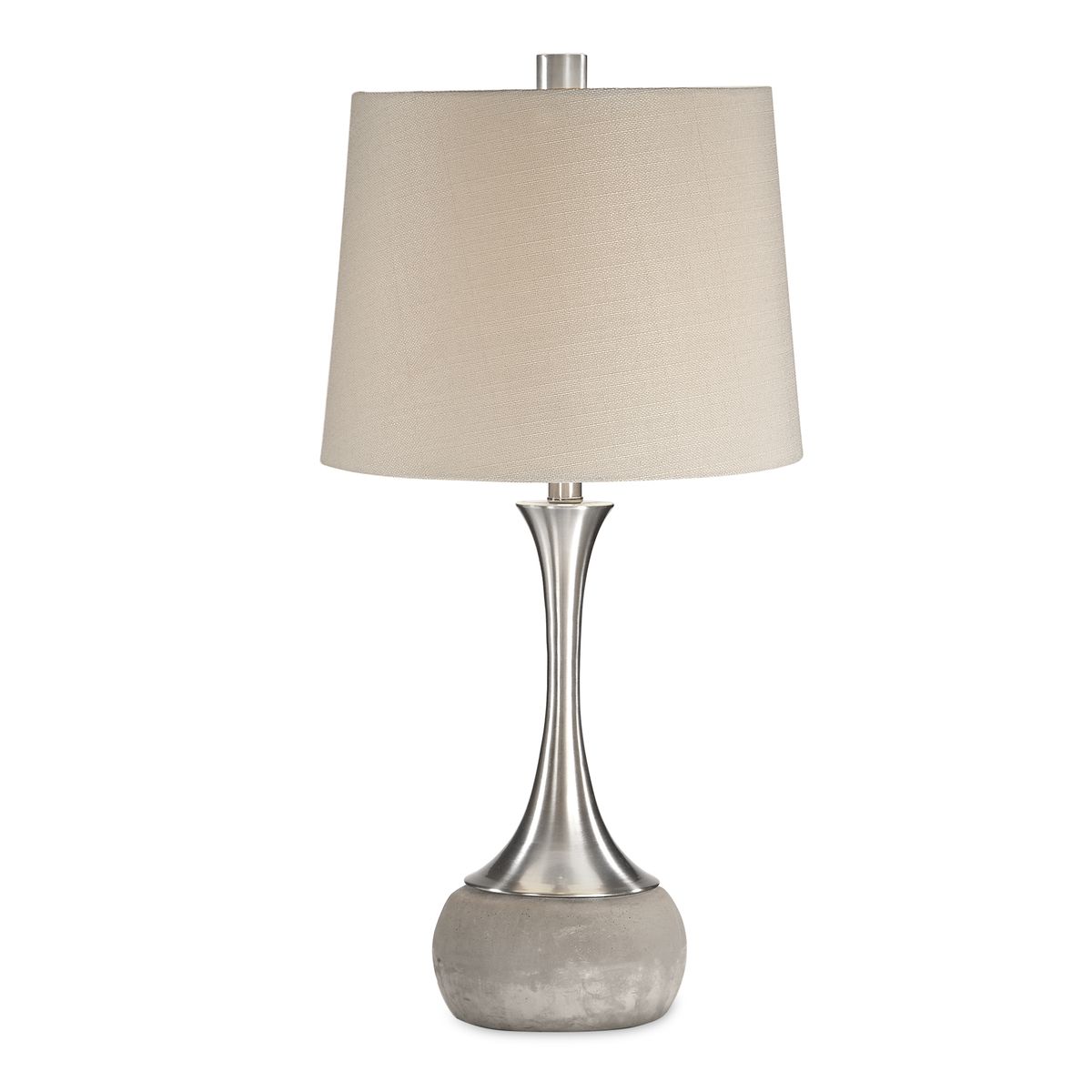 Brushed Nickel Lamp