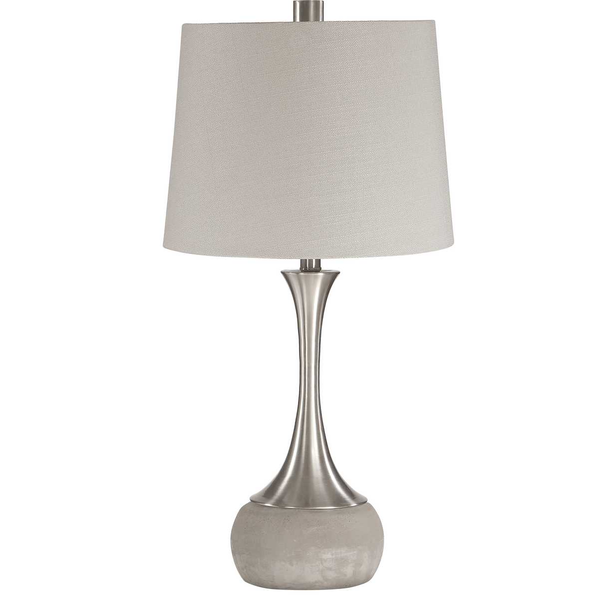 Brushed Nickel Lamp