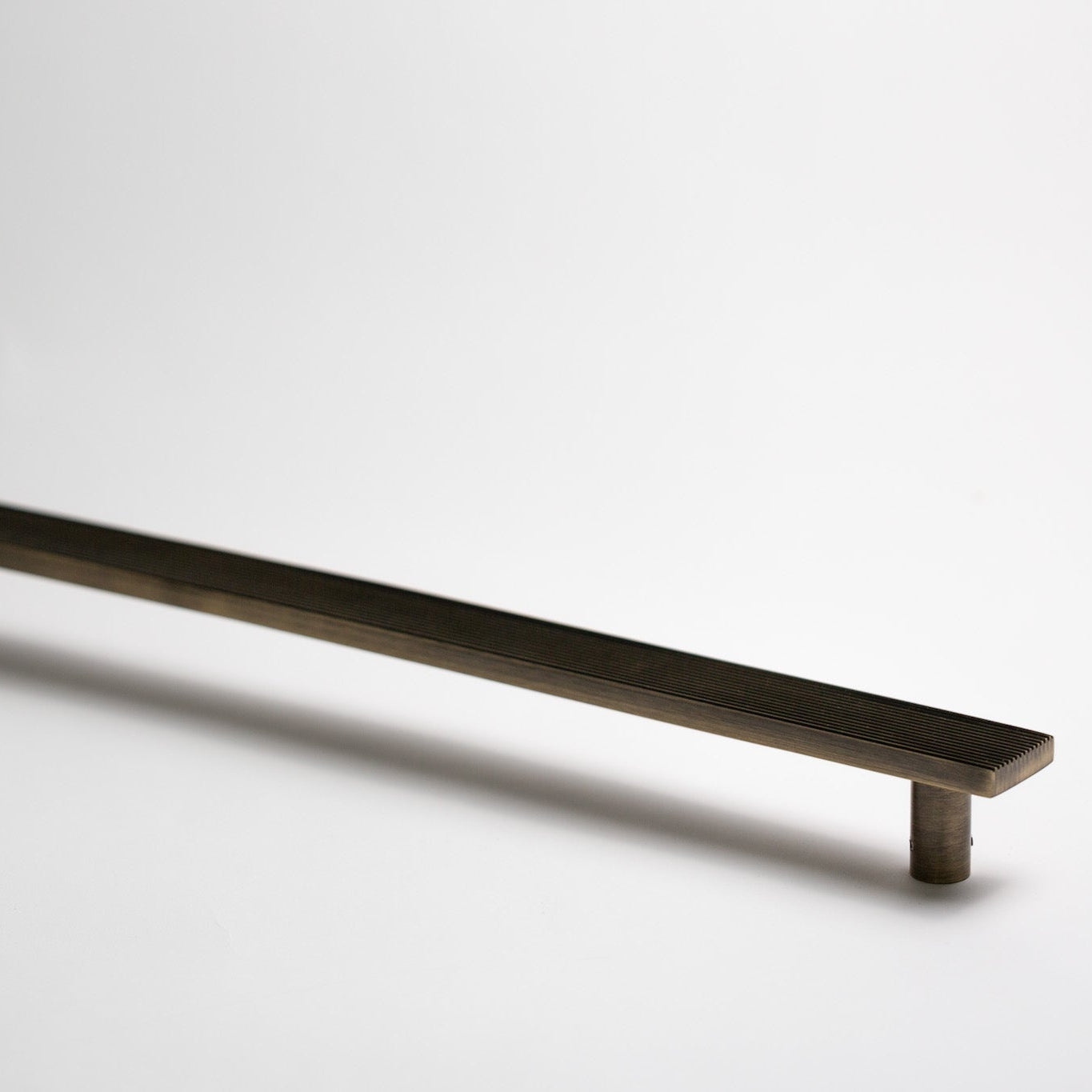 Rail, Antique Brass Appliance Pulls