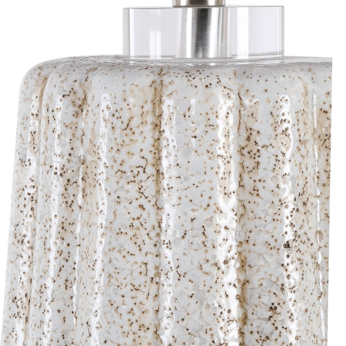 Grey Ceramic Table Lamp Base.