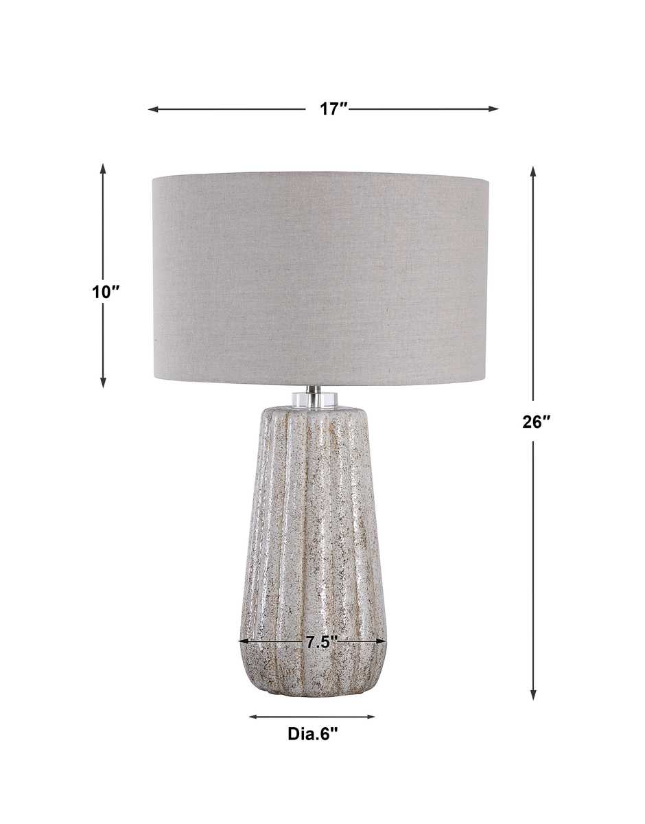 Grey Ceramic Table Lamp