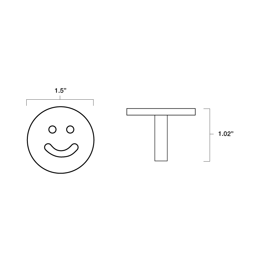 Smiley Cabinet Knob