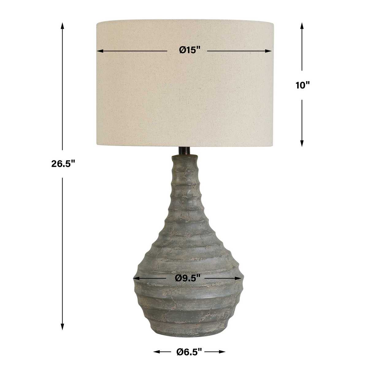 Outdoor Concrete Lamp