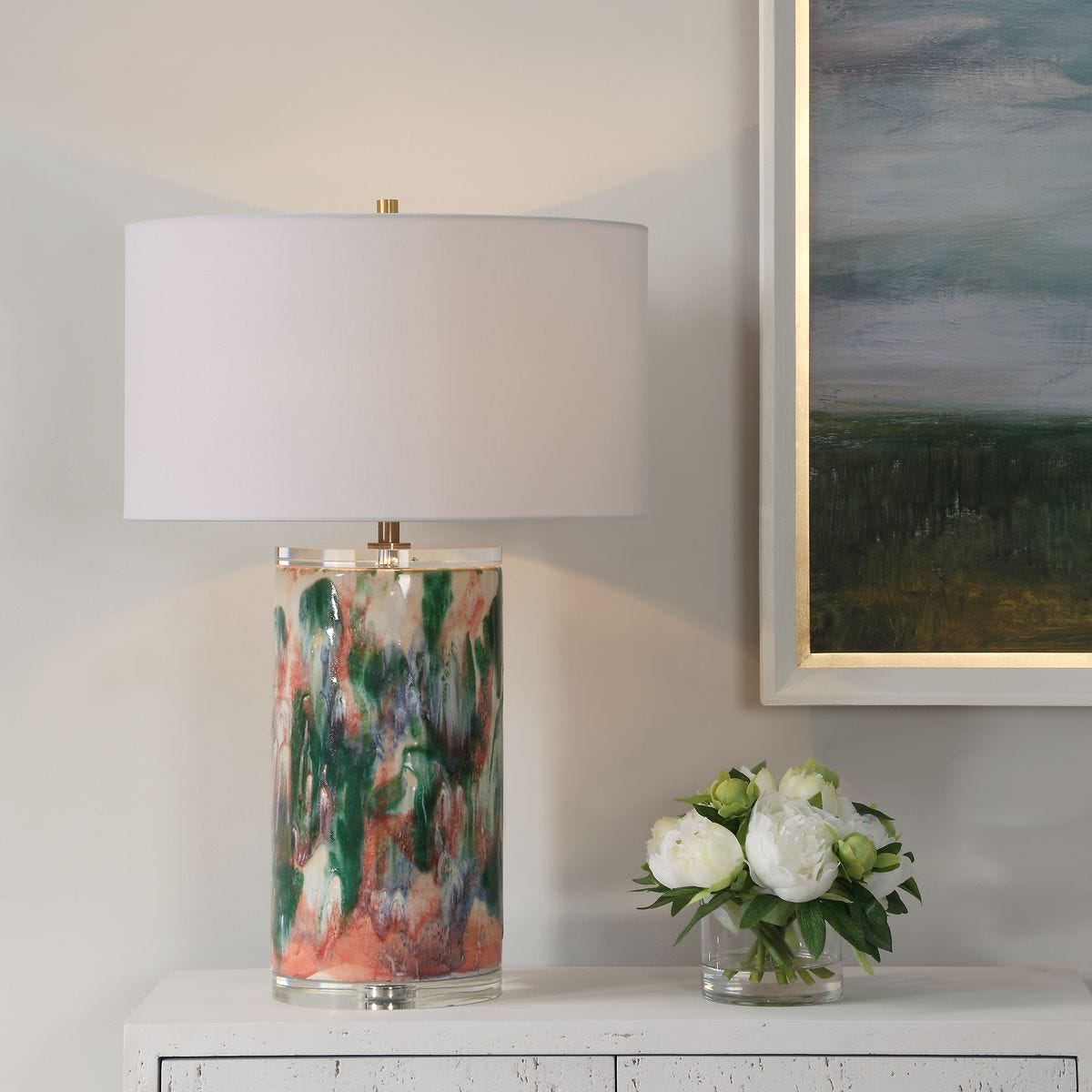 Multi Colored Table Lamp