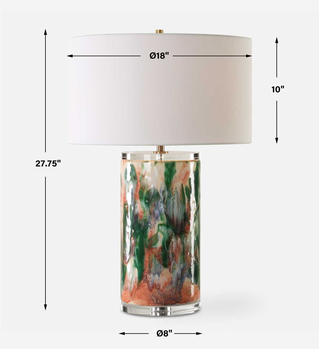 Multi Colored Table Lamp