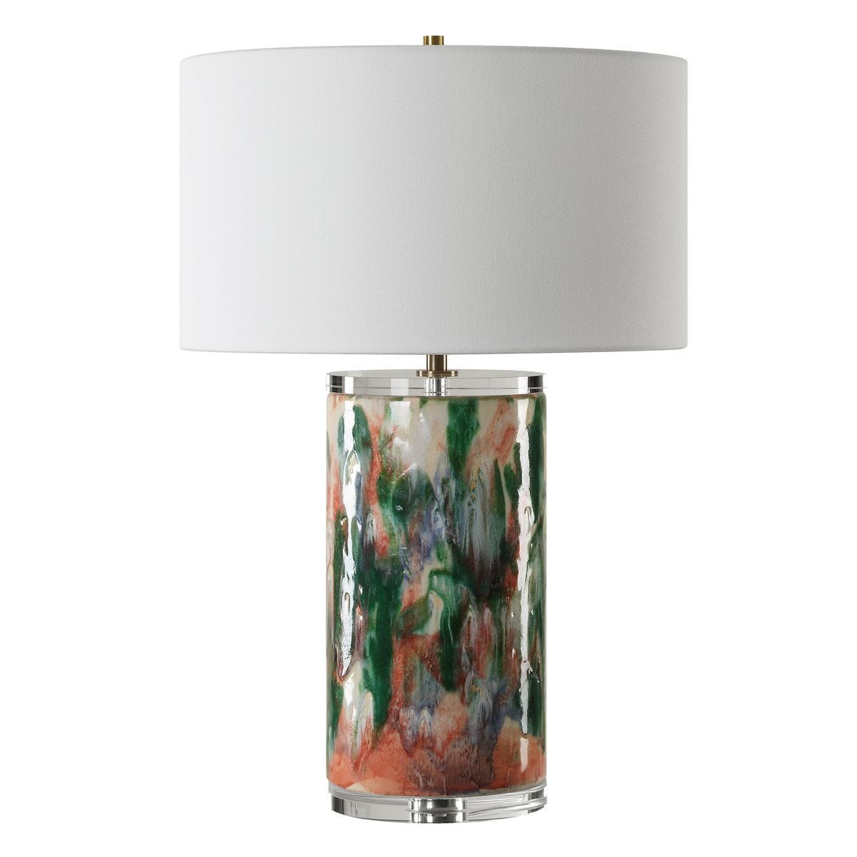 Abstract Ceramic Lamp.