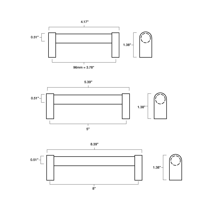 Clarity Acrylic Cabinet Pull