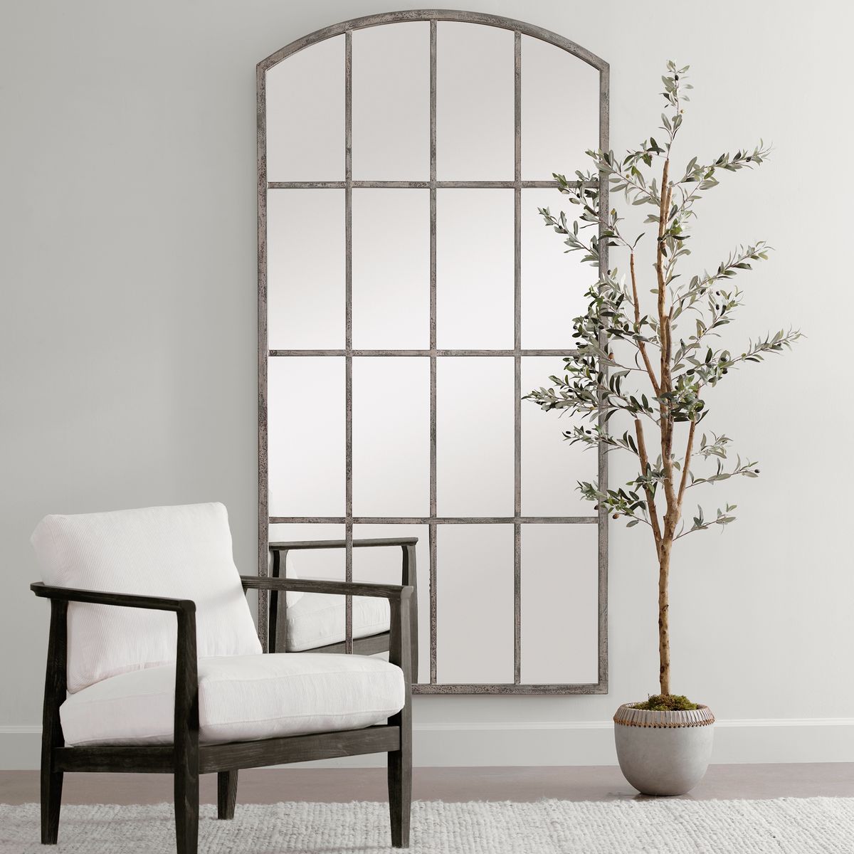 Antique Window Mirror