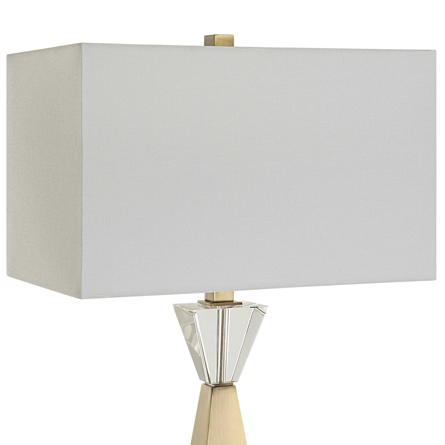 Angular Gold Lamp Shade.