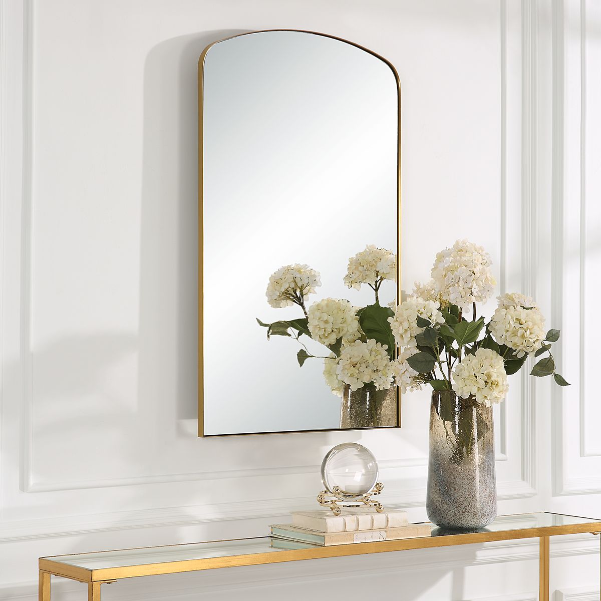 Arched Mirror Gold