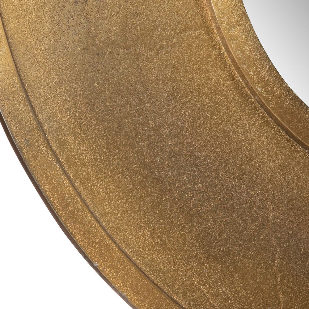 30 Inch Gold Round Mirror