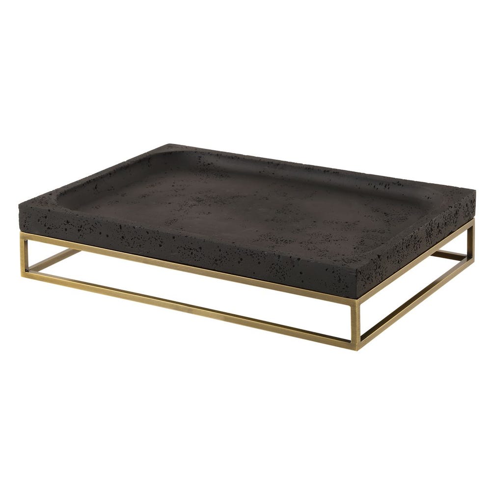 Black Stone Tray