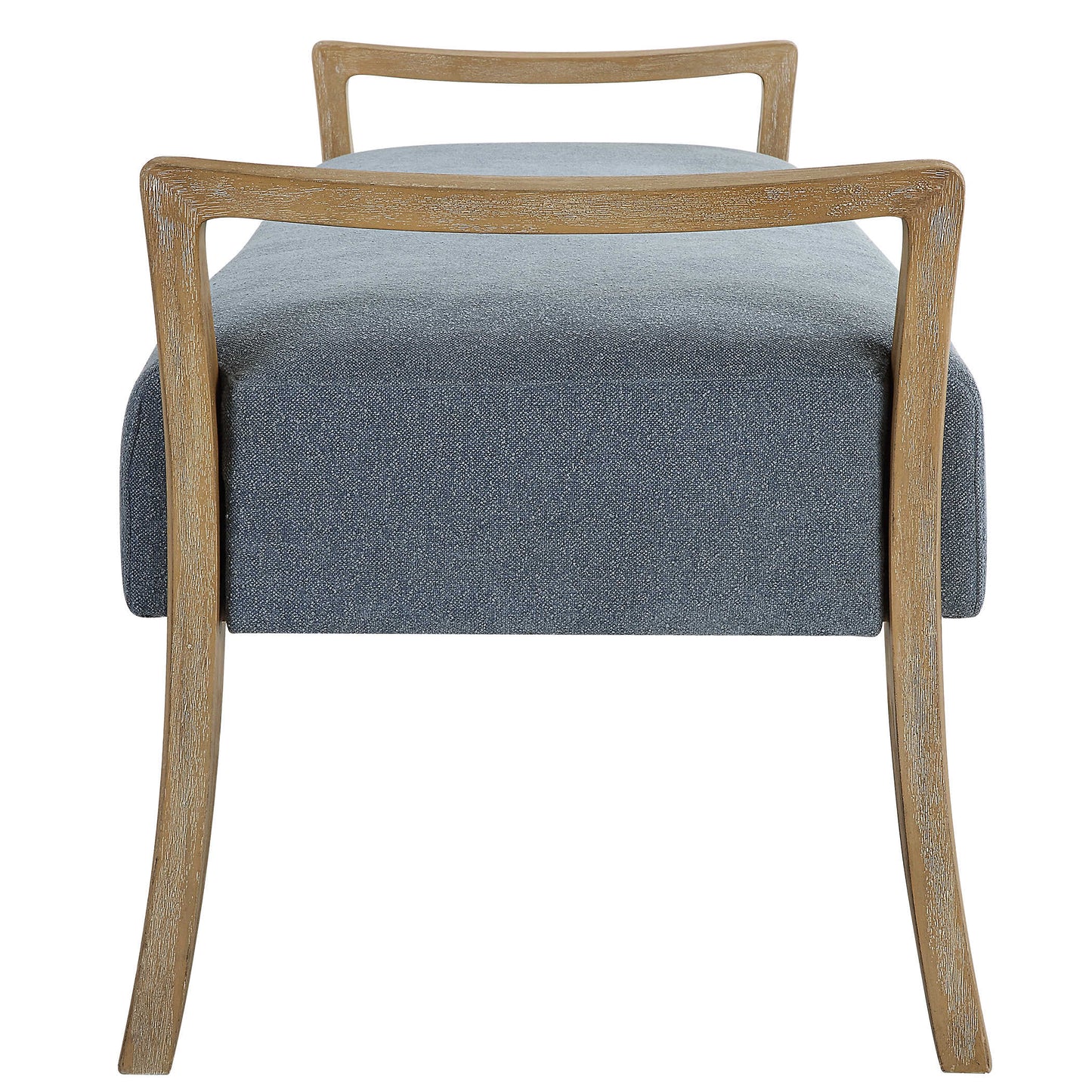 Blue bench bedroom settee.