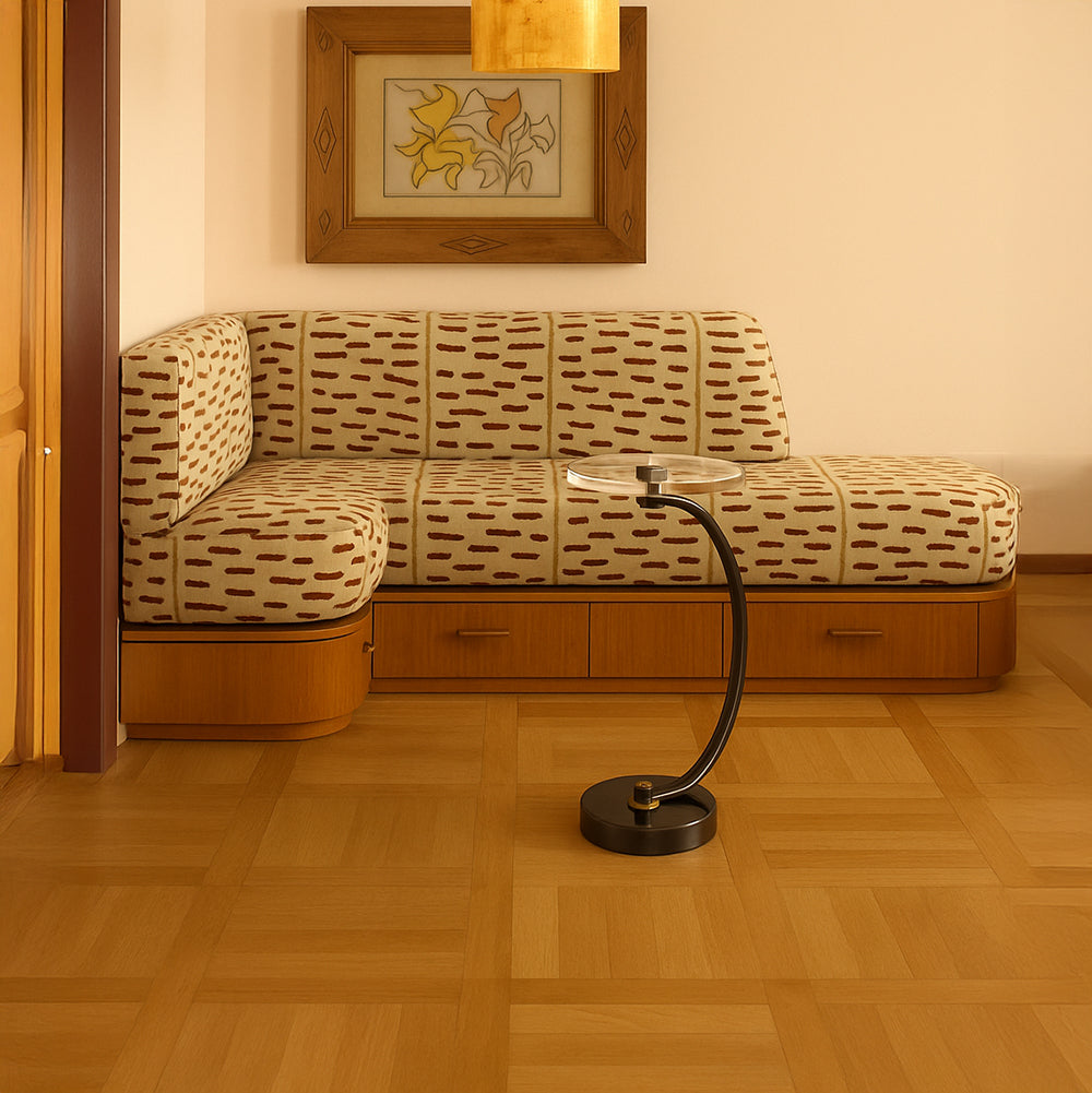 Dark Bronze Accent Table.