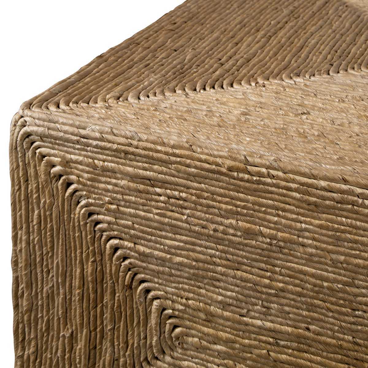 Close-up of a stack of brown corrugated cardboard
