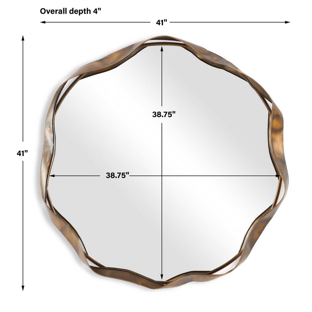 Champange bronze mirror dimensions.