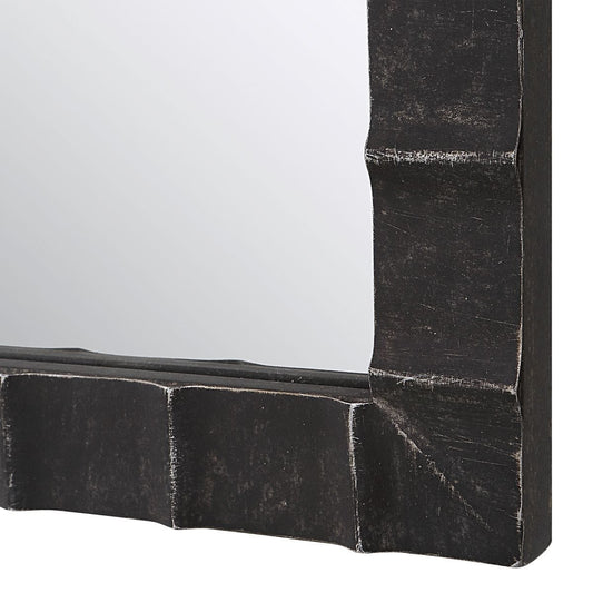 Black Arch Wall Mirror