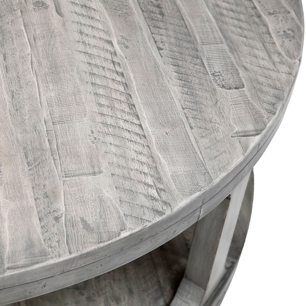 Farmhouse Modern Coffee Table — 48" round