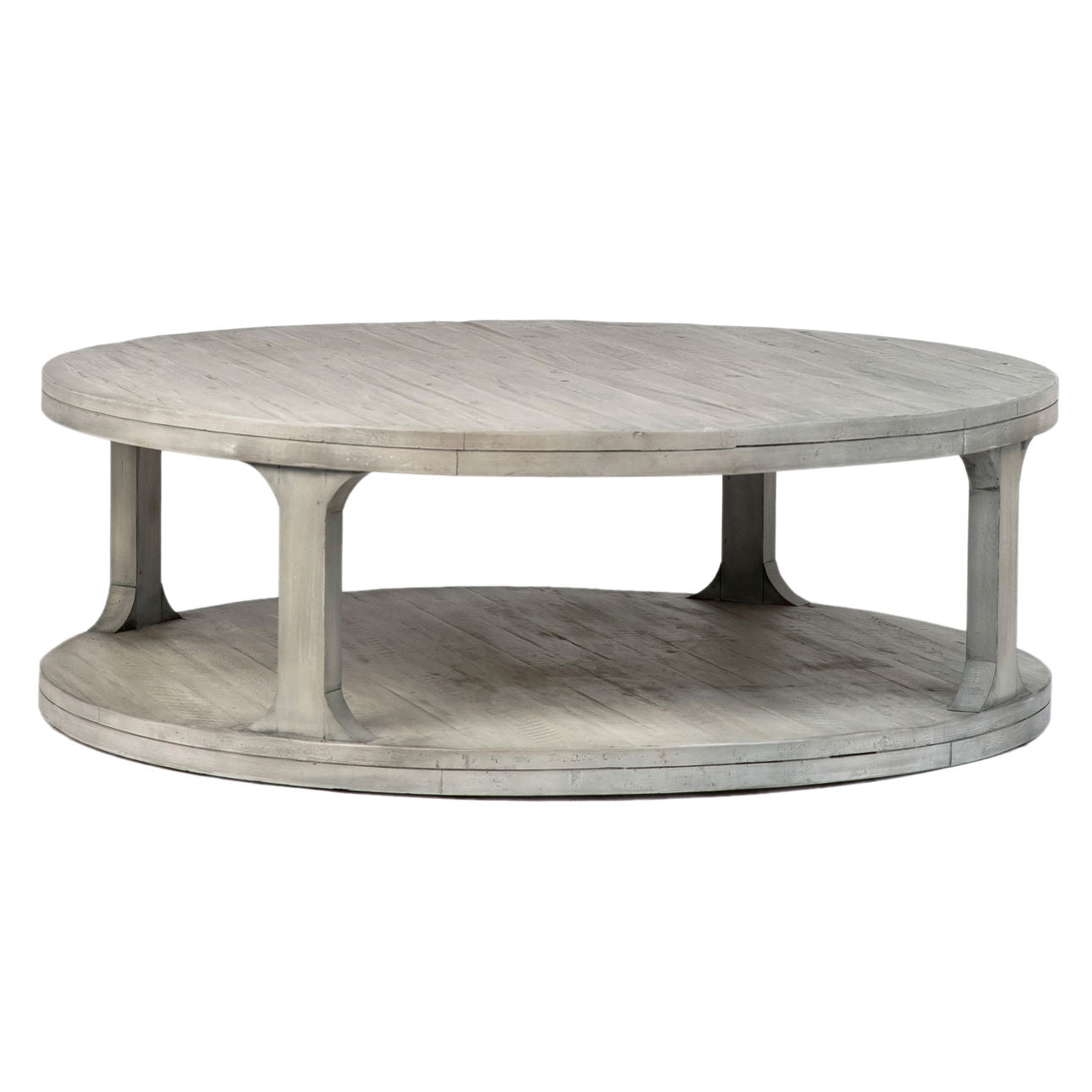 Farmhouse Modern Coffee Table — 48" round