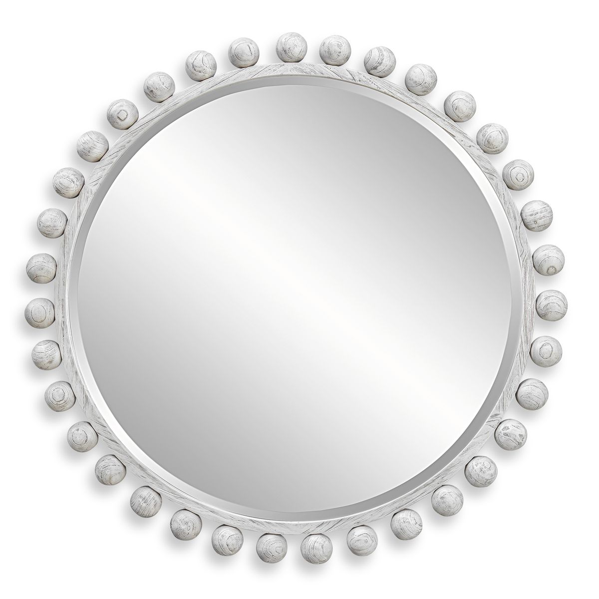 Farmhouse circle mirror.