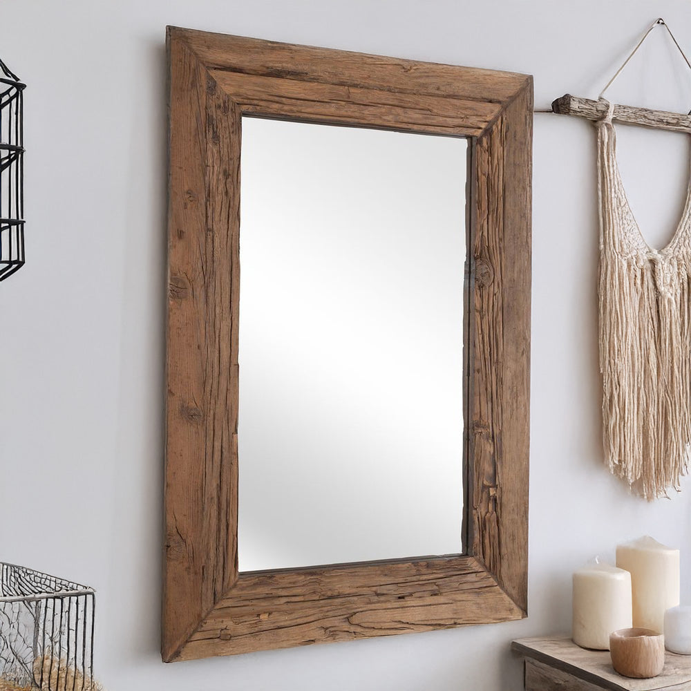 Large Farmhouse Mirror Bathroom