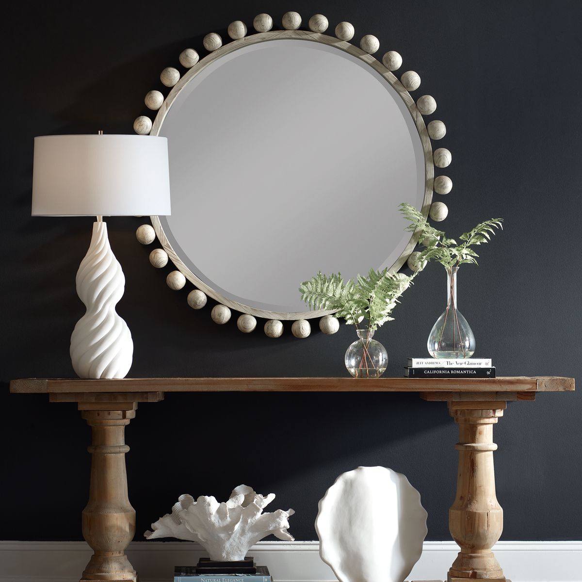 Farmhouse Round Mirror.