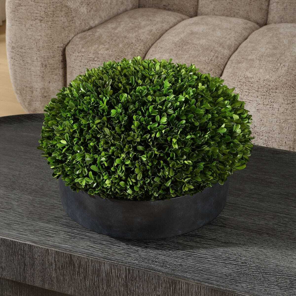 Faux Boxwood Sphere